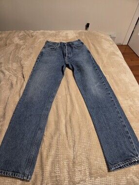Agolde High Rise Straight Leg Womens Jeans Size 25